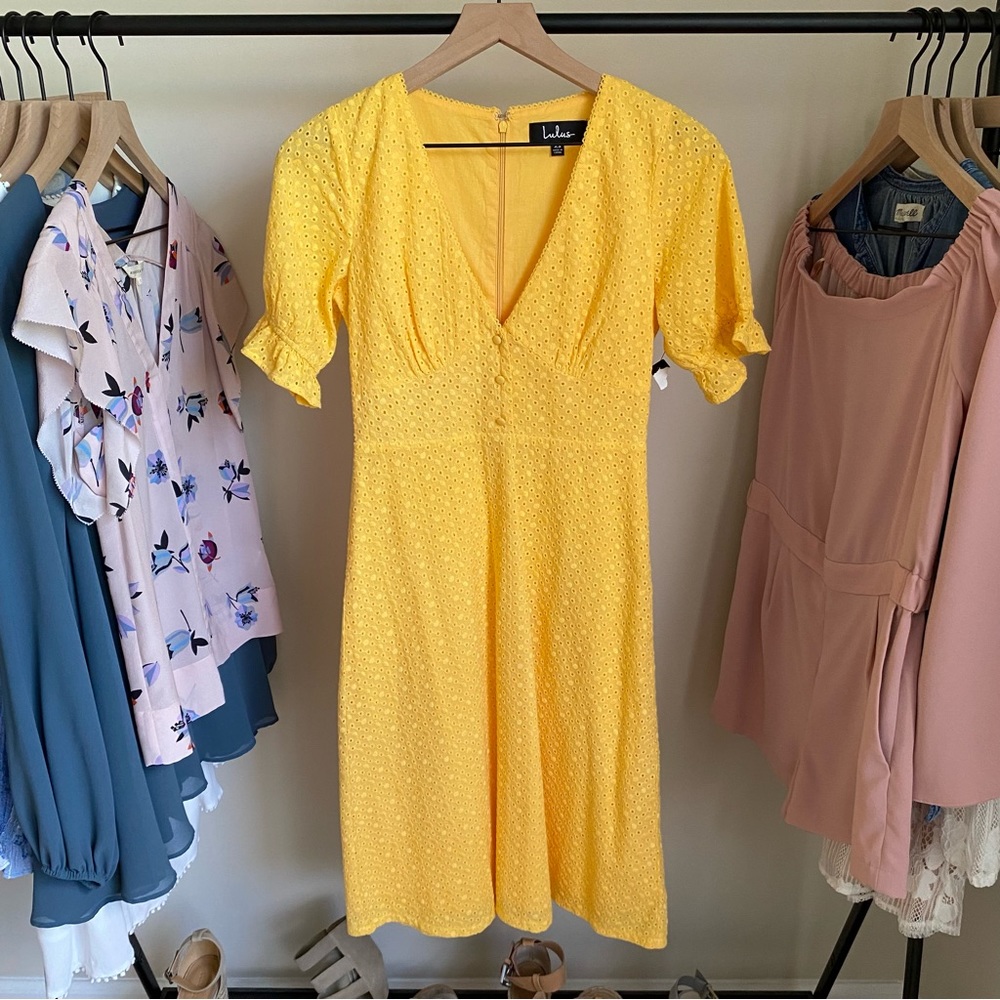 Yellow Lulu’s ‘Good To Be Me’ Dress